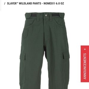 Dragon Slayer Wildland Fire Pants Nomex S green